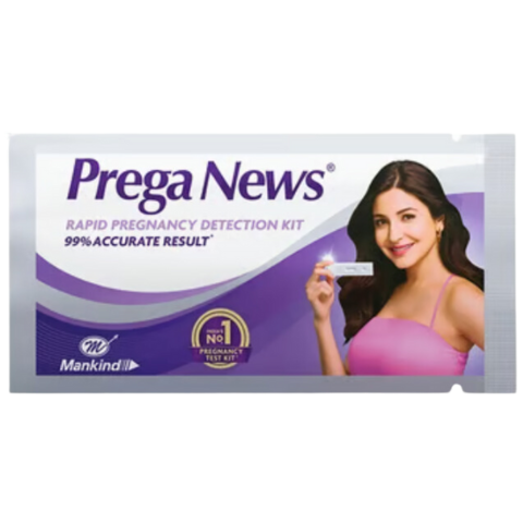 Prega News One Step Urine HCG Pregnancy Test Kit (1 piece)