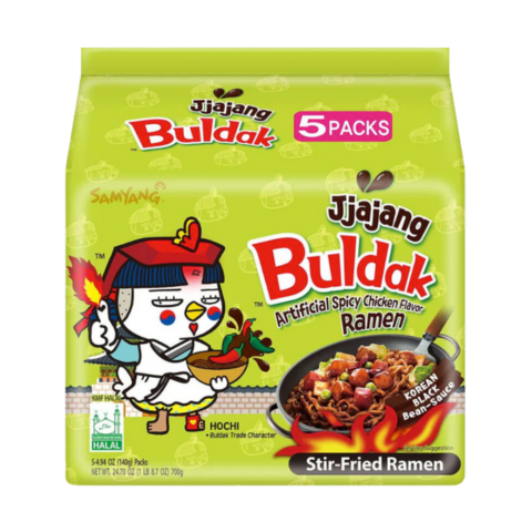 Buldak Jjagang (Pack of 5) 650g
