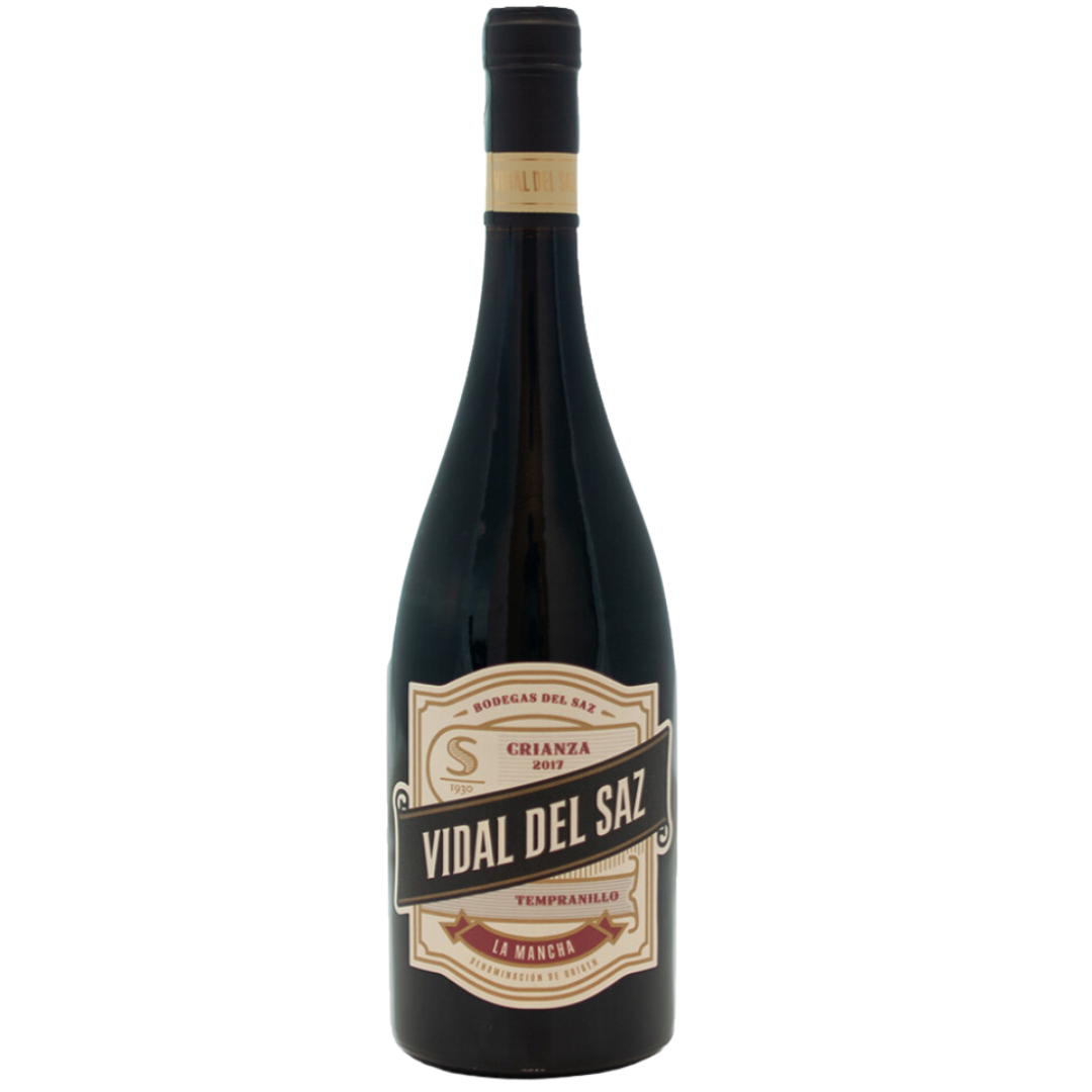 Vidal del saz tempranillo crianza 2017